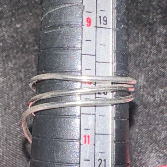 Sparkly Blue Fairy Quartz multi-gem handcrafted ring - Picture 6 of 7